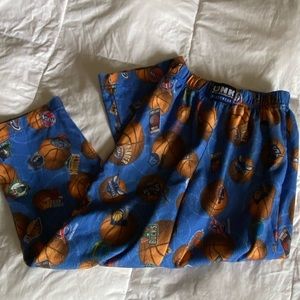 NBA fleece logo pajama pants